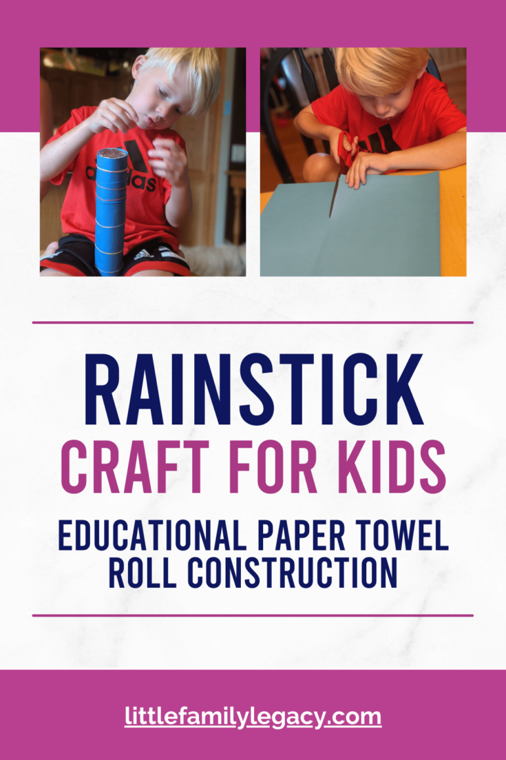 Rainstick Craft for Kids: Educational Paper Towel Roll Construction