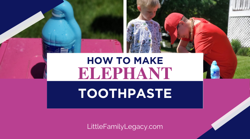 how to make elephant toothpaste science experiment