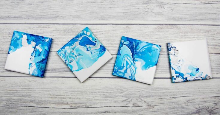 I love the look of these How to Make Nail Varnish Marbled Coasters. This would make a great project for the kids and no one would be able to tell if they didn't quite turn out the way you planned making this a great choice for someone less than crafty.