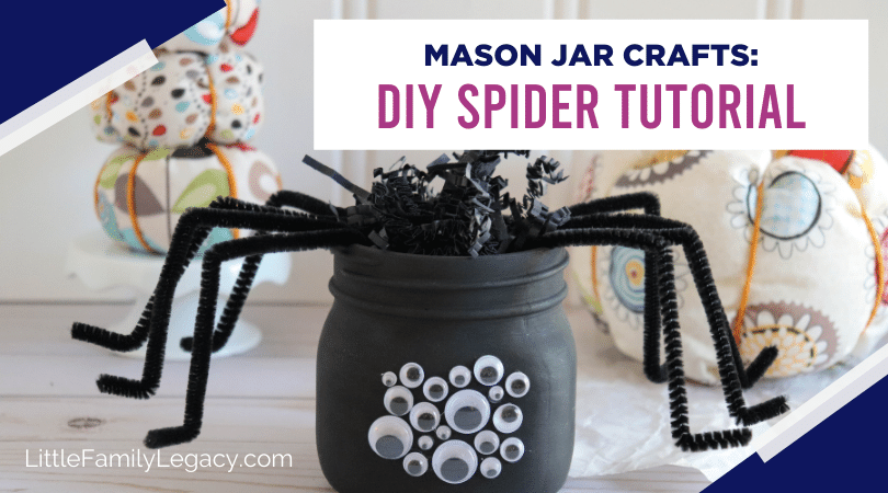 mason jar spider tutorial