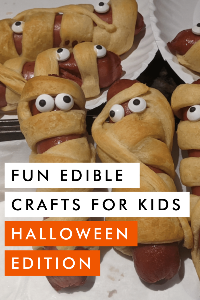 Fun edible crafts for kids halloween edition