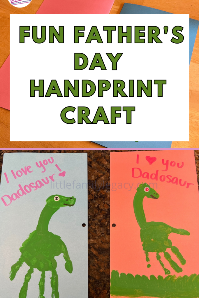 Fun Fathers Day Handprint Craft